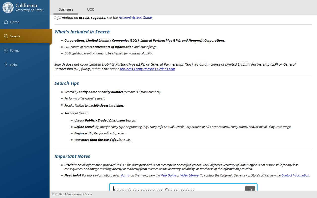 Mission Viejo people search using California bizfile
