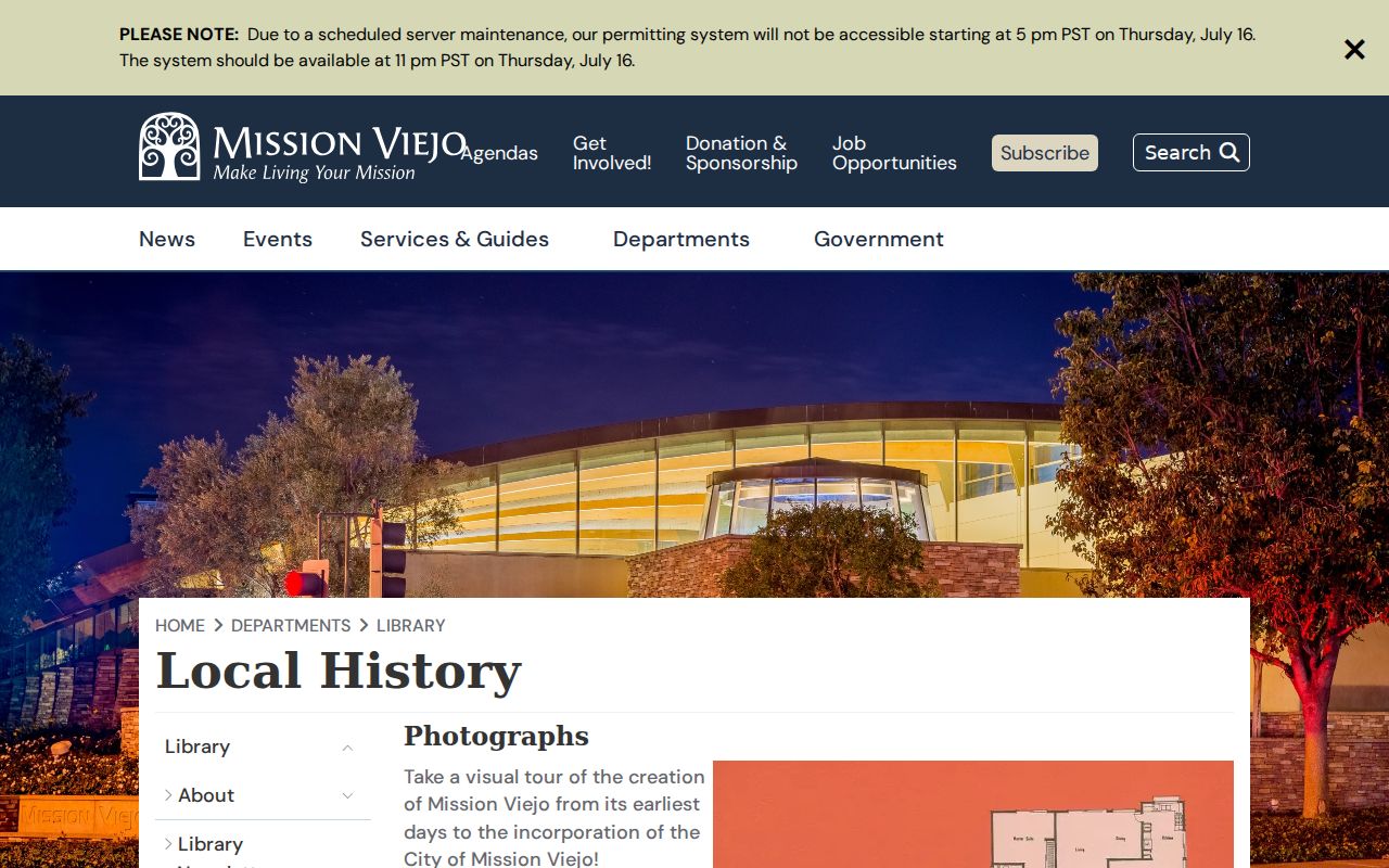 Mission Viejo people directories source for local history collections
